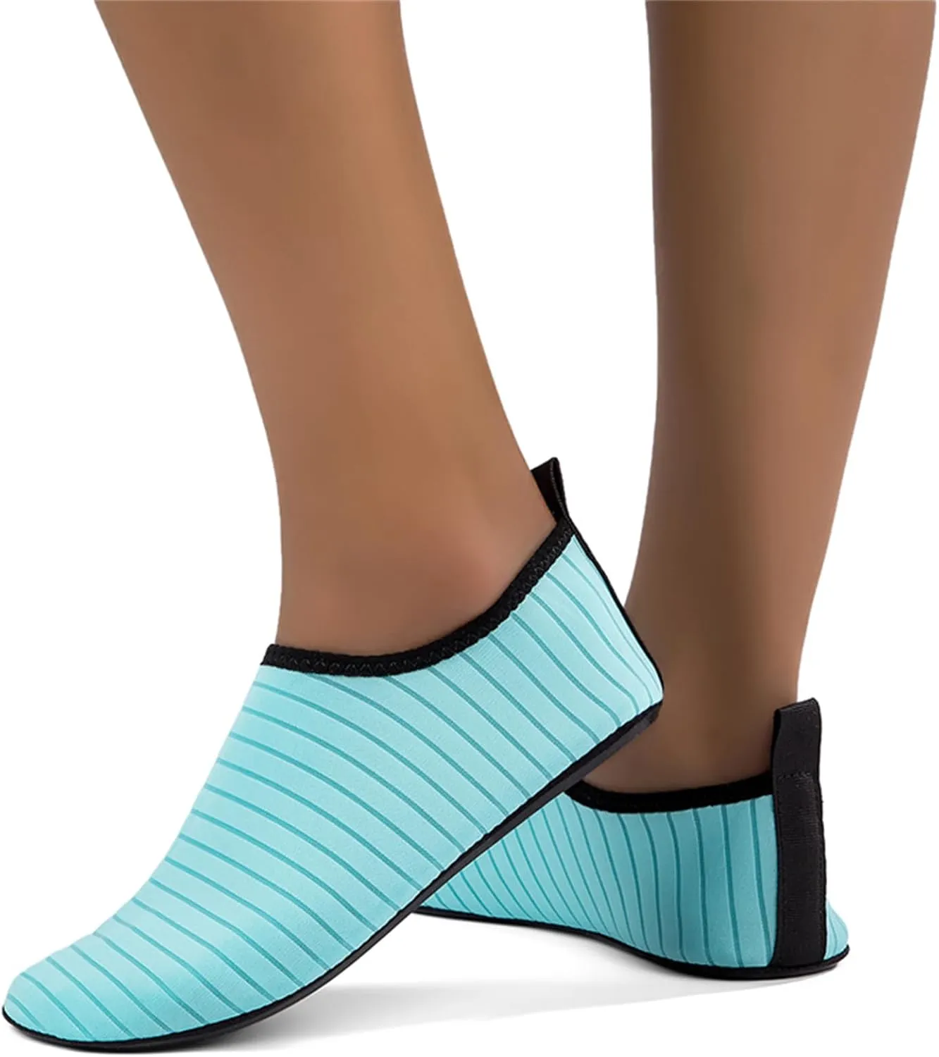 Aqua Socks Swim Beach Barefoot for Women Men Lightweight Quick Dry Slip-on Water Shoes,Fashion Yoga Socks Swimming Trail Barefoot Footwear,Outdoor Camping Exercise Collapsible Non-Slip Shoes