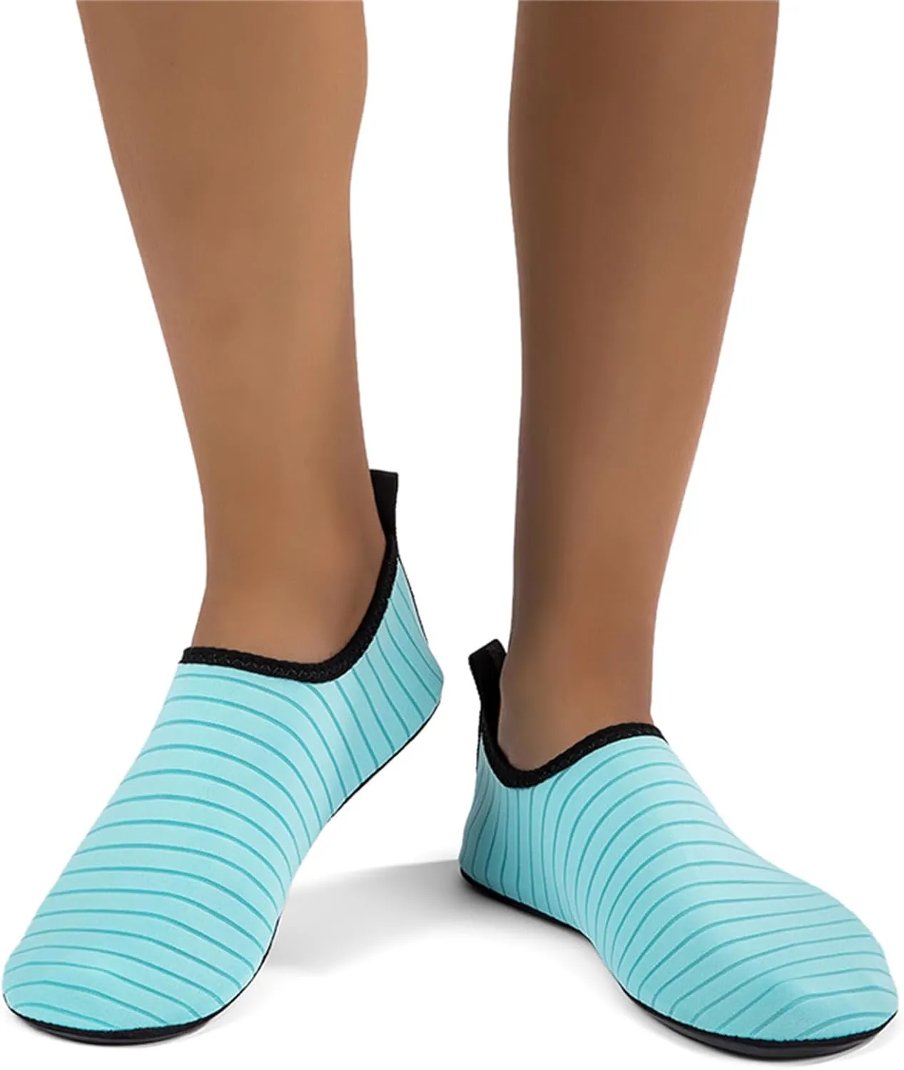 Aqua Socks Swim Beach Barefoot for Women Men Lightweight Quick Dry Slip-on Water Shoes,Fashion Yoga Socks Swimming Trail Barefoot Footwear,Outdoor Camping Exercise Collapsible Non-Slip Shoes