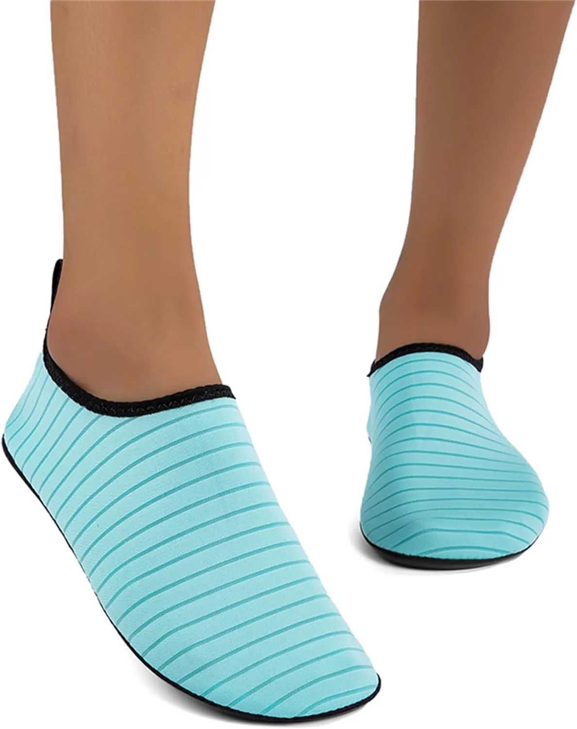 Aqua Socks Swim Beach Barefoot for Women Men Lightweight Quick Dry Slip-on Water Shoes,Fashion Yoga Socks Swimming Trail Barefoot Footwear,Outdoor Camping Exercise Collapsible Non-Slip Shoes