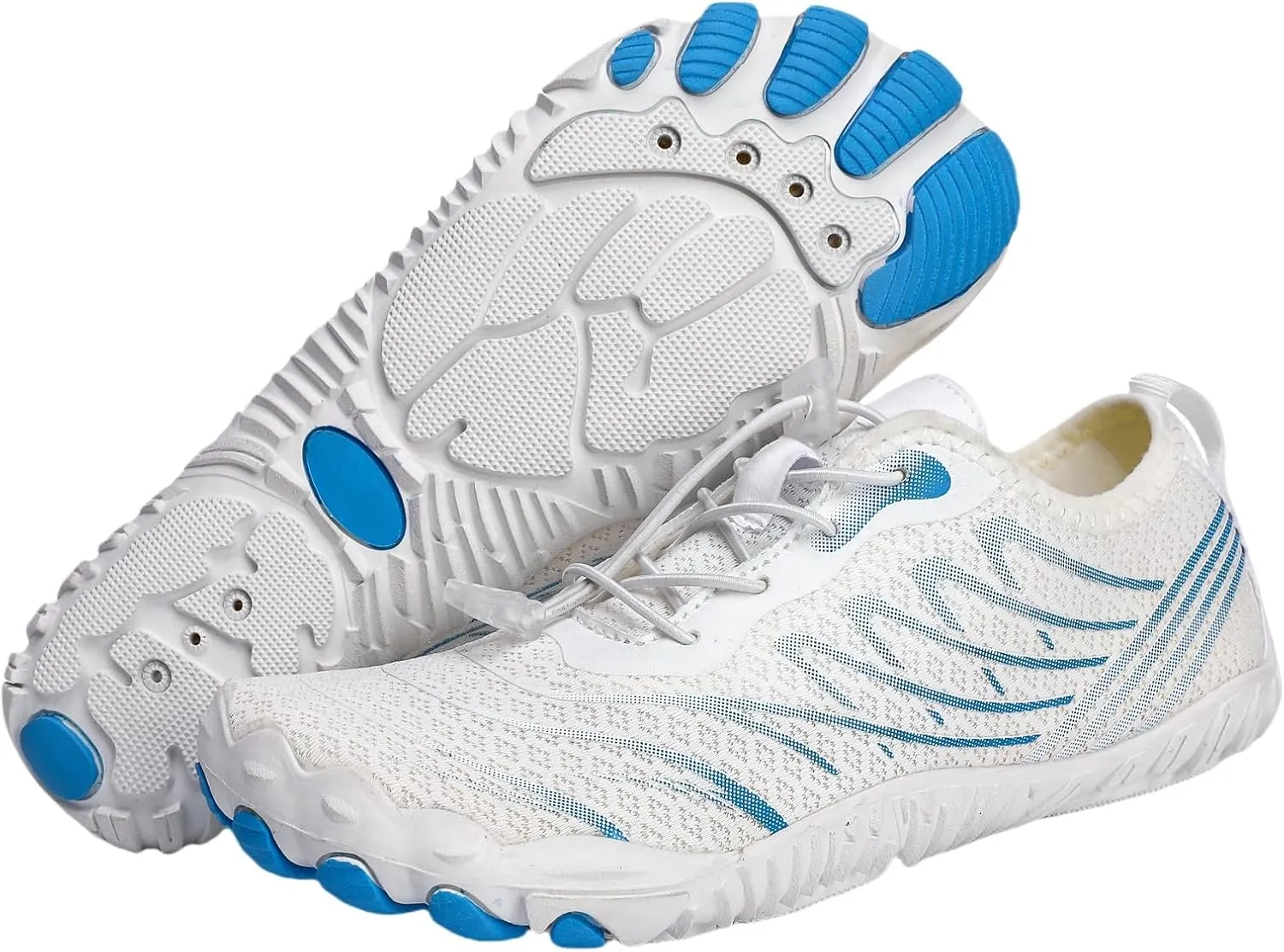 Breathable Barefoot Shoes for Women Men, Quick Dry Zero Drop Trail Running Shoes, Outdoor Athletic Hiking Sports Footwear Summer Beach Swim Surfing with Non-Slip Sole & Wide Toe Box