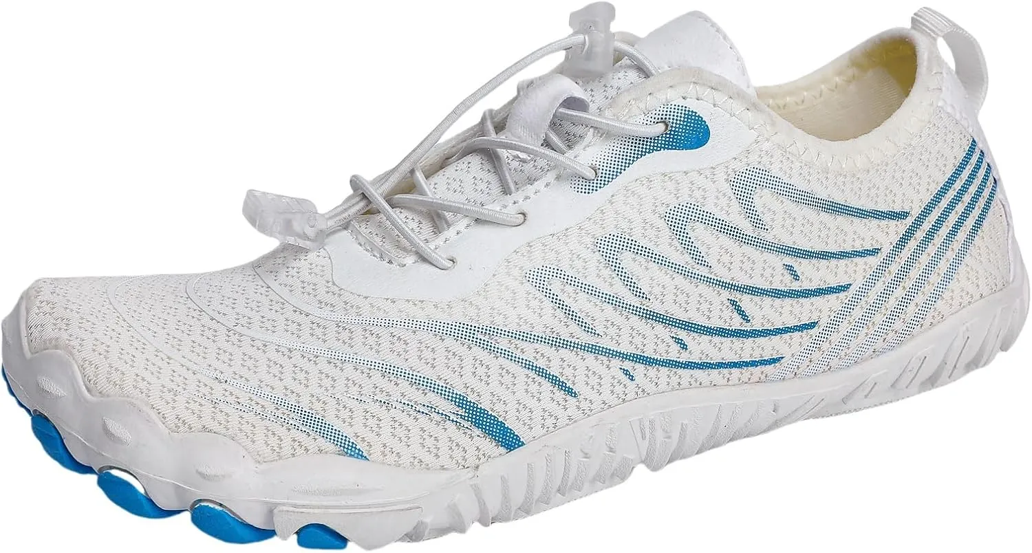 Breathable Barefoot Shoes for Women Men, Quick Dry Zero Drop Trail Running Shoes, Outdoor Athletic Hiking Sports Footwear Summer Beach Swim Surfing with Non-Slip Sole & Wide Toe Box