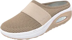 Cathalem Orthopedic Sneakers for Women, Women's Air Cushion Slip-On Walking Shoes Orthopedic Diabetic Walking Shoes