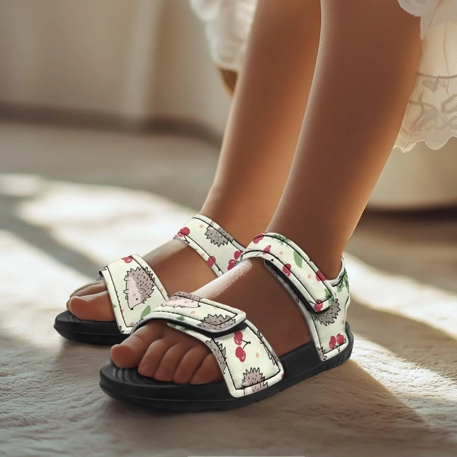 Guinea Pig Sandals for Girls Summer Outdoor Athletic Sport Sandals for Toddler Kids