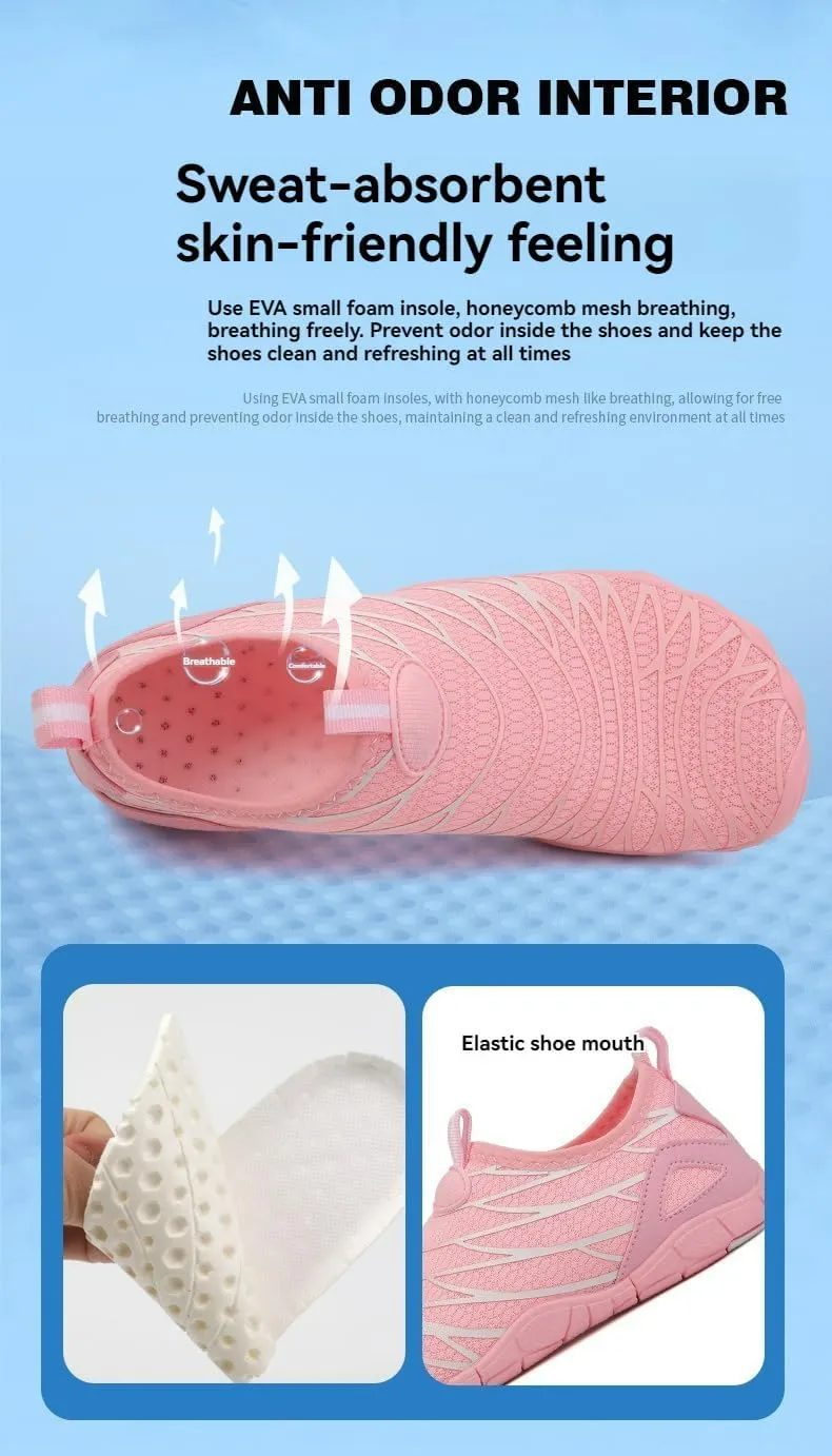 Hike Barefoot Shoes for Women Athletic Quick Dry Water Shoes Unisex Lightweight Hiking Footwear Breathable & Non-Slip Athletic Footwear Wide Toe box Water Shoes for Swimming Running Riding Climbing