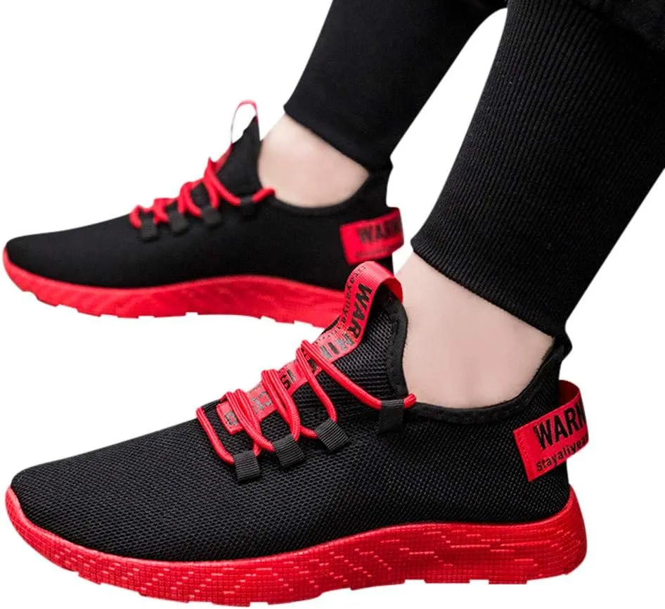 Mens Dress Shoes Casual Oxfords Shoes Knit Lightweight Womens Running Shoes Walking Casual Shoes Trendy Men Shoes Sneakers Black Tennis Shoe Loafers Shoe