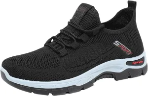 Ortho Running Shoes for Women Men Plantar Fasciitis Orthopedic Sneakers,Lightweight Breathable Mesh Knitted Hiking Shoes,Outdoor Arch Support Tennis Athletic Non Slip Sneakers with Wide Toe Box