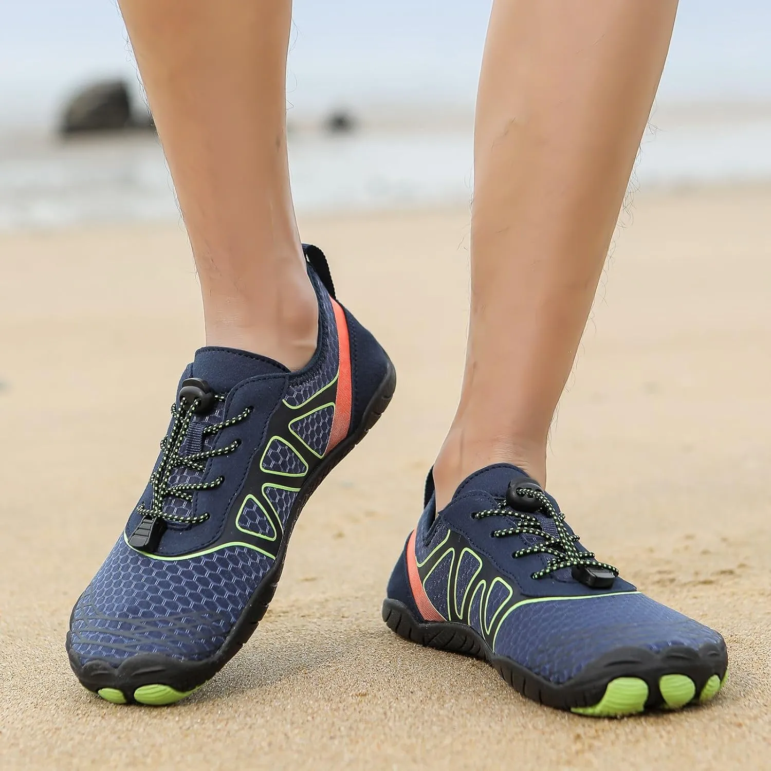 Water Shoes for Women Men Lightweight Breathable Non Slip Barefoot Shoes Athletic Grounded Shoes Quick Dry Wide Toe Box Shoes Beach Swim Pool Hiking Sport Shoes for Running Riding Climbing Swimming