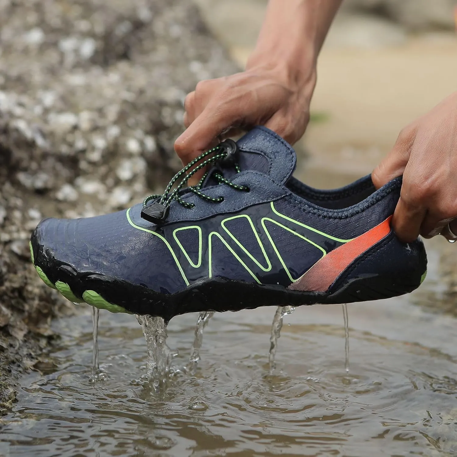 Water Shoes for Women Men Lightweight Breathable Non Slip Barefoot Shoes Athletic Grounded Shoes Quick Dry Wide Toe Box Shoes Beach Swim Pool Hiking Sport Shoes for Running Riding Climbing Swimming